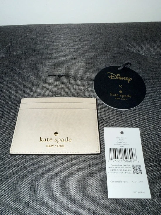 Kate Spade x Disney Minnie Mouse Card Holder - Picture 3 of 8